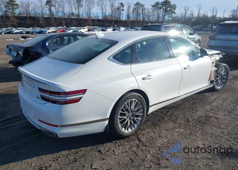 2022 Genesis G80 2.5T Awd z USA, uszkodzony, nr VIN KMTGB4SC5NU093168